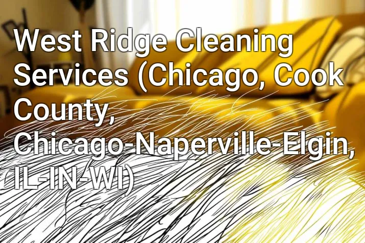 West Ridge Cleaning Services (Chicago, Cook County, Chicago-Naperville-Elgin, IL-IN-WI)