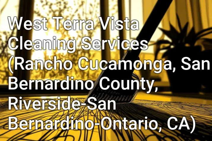 West Terra Vista Cleaning Services (Rancho Cucamonga, San Bernardino County, Riverside-San Bernardino-Ontario, CA)