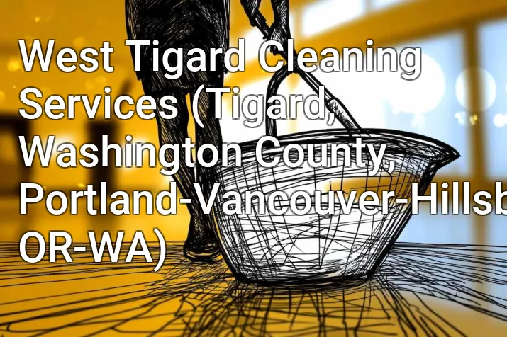 West Tigard Cleaning Services (Tigard, Washington County, Portland-Vancouver-Hillsboro, OR-WA)