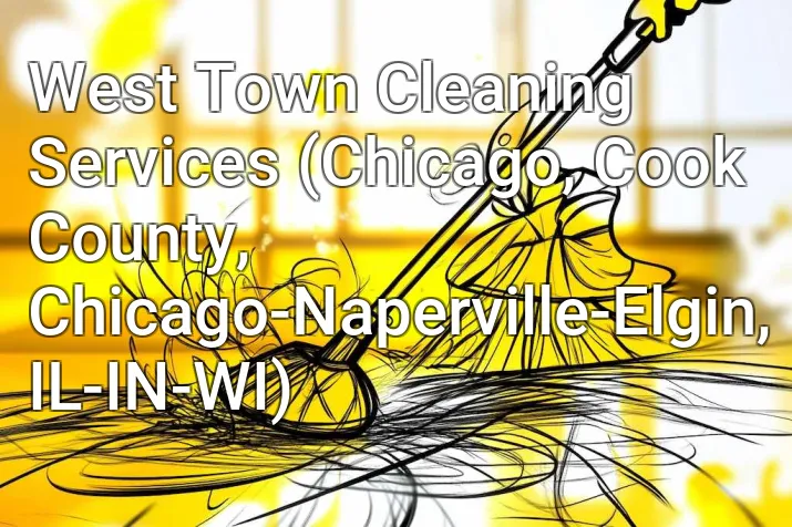 West Town Cleaning Services (Chicago, Cook County, Chicago-Naperville-Elgin, IL-IN-WI)