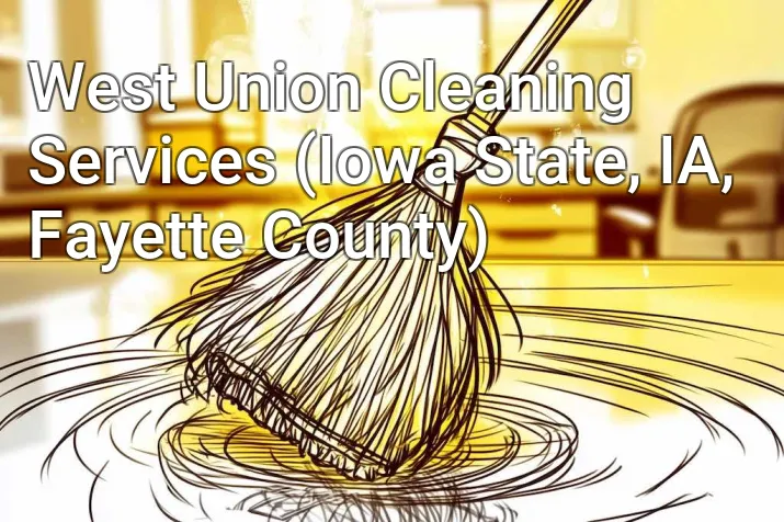 West Union Cleaning Services (Iowa State, IA, Fayette County)