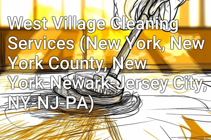 West Village Cleaning Services (New York, New York County, New York-Newark-Jersey City, NY-NJ-PA)