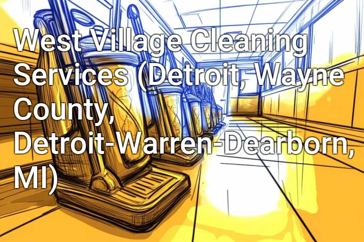 West Village Cleaning Services (Detroit, Wayne County, Detroit-Warren-Dearborn, MI)