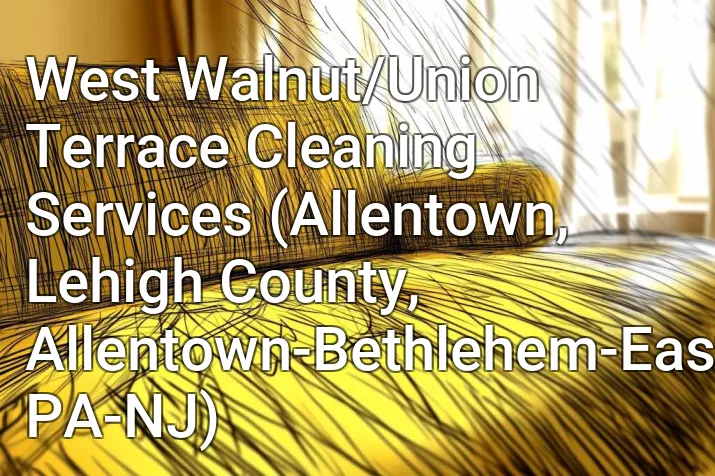 West Walnut/Union Terrace Cleaning Services (Allentown, Lehigh County, Allentown-Bethlehem-Easton, PA-NJ)