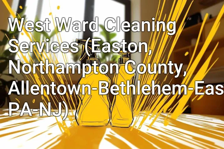 West Ward Cleaning Services (Easton, Northampton County, Allentown-Bethlehem-Easton, PA-NJ)