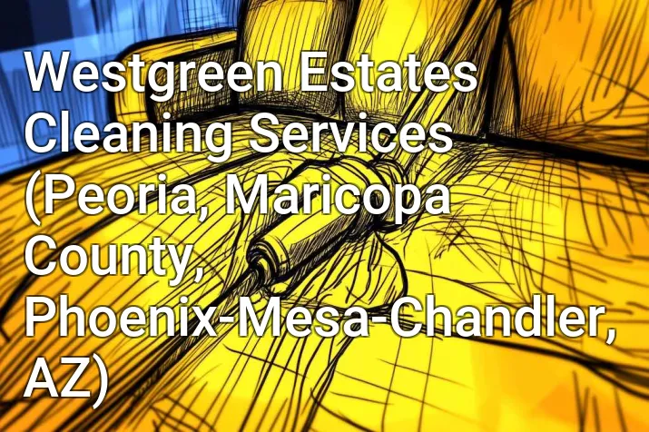 Westgreen Estates Cleaning Services (Peoria, Maricopa County, Phoenix-Mesa-Chandler, AZ)