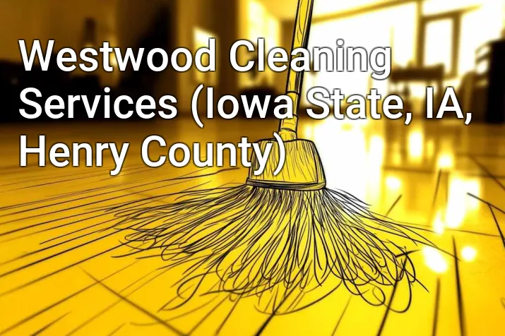 Westwood Cleaning Services (Iowa State, IA, Henry County)