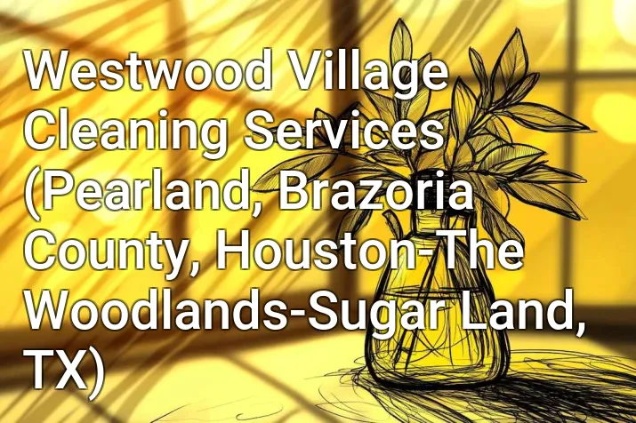 Westwood Village Cleaning Services (Pearland, Brazoria County, Houston-The Woodlands-Sugar Land, TX)