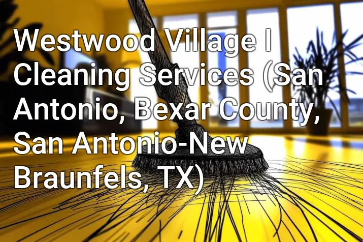 Westwood Village I Cleaning Services (San Antonio, Bexar County, San Antonio-New Braunfels, TX)