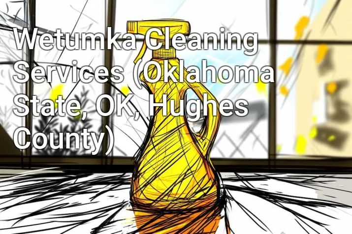 Wetumka Cleaning Services (Oklahoma State, OK, Hughes County)