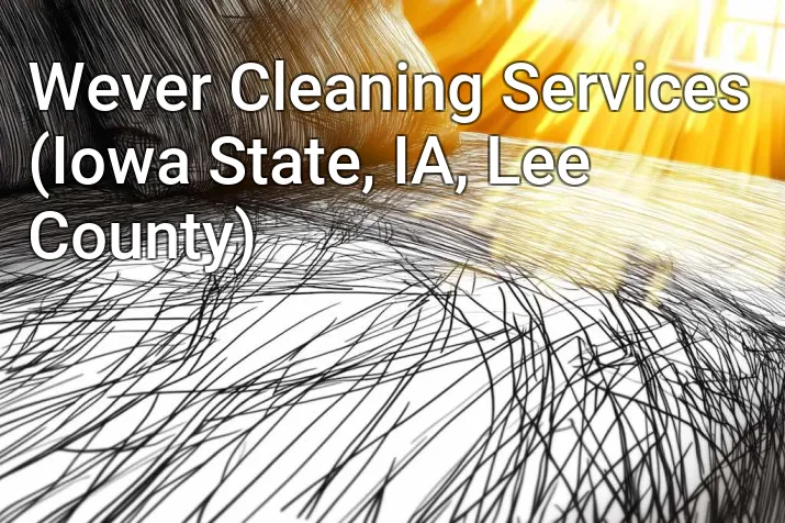 Wever Cleaning Services (Iowa State, IA, Lee County)