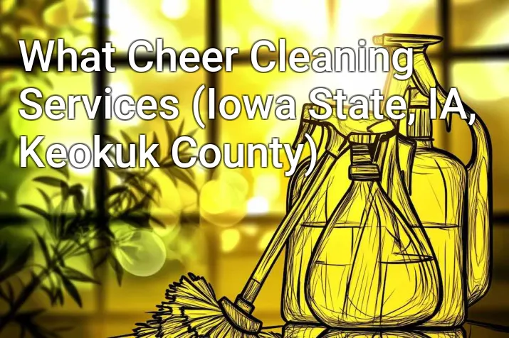 What Cheer Cleaning Services (Iowa State, IA, Keokuk County)