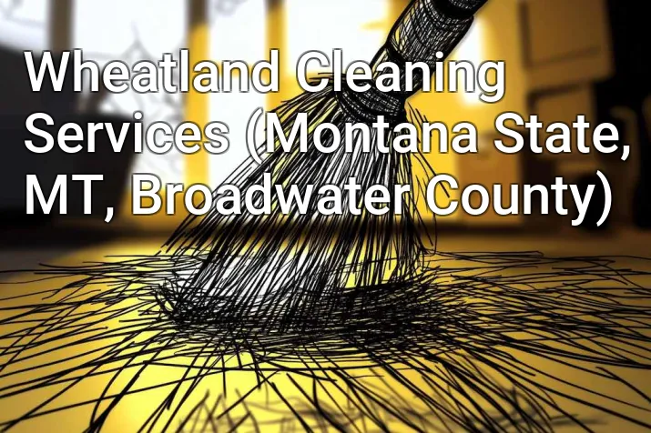 Wheatland Cleaning Services (Montana State, MT, Broadwater County)