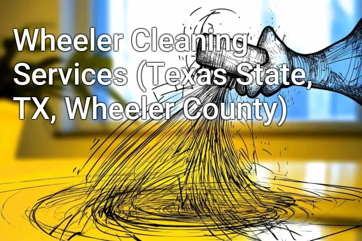 Wheeler Cleaning Services (Texas State, TX, Wheeler County)