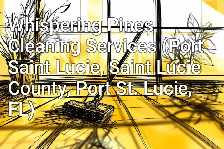 Whispering Pines Cleaning Services (Port Saint Lucie, Saint Lucie County, Port St. Lucie, FL)