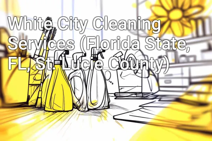 White City Cleaning Services (Florida State, FL, St. Lucie County)
