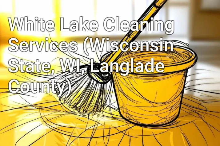 White Lake Cleaning Services (Wisconsin State, WI, Langlade County)