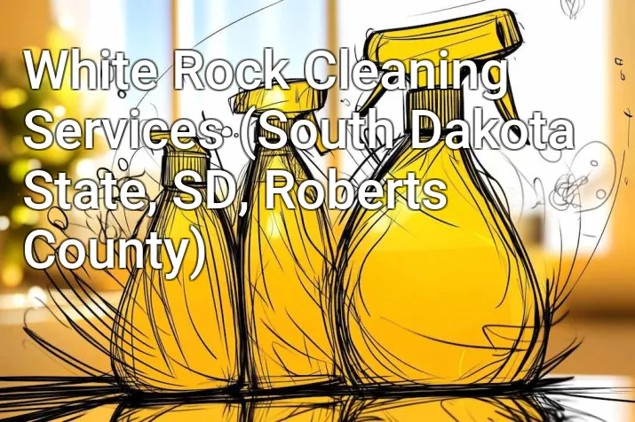 White Rock Cleaning Services (South Dakota State, SD, Roberts County)