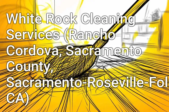 White Rock Cleaning Services (Rancho Cordova, Sacramento County, Sacramento-Roseville-Folsom, CA)