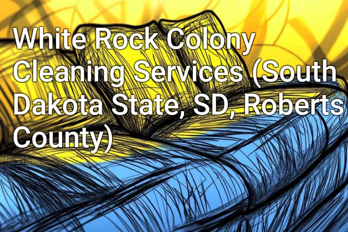 White Rock Colony Cleaning Services (South Dakota State, SD, Roberts County)