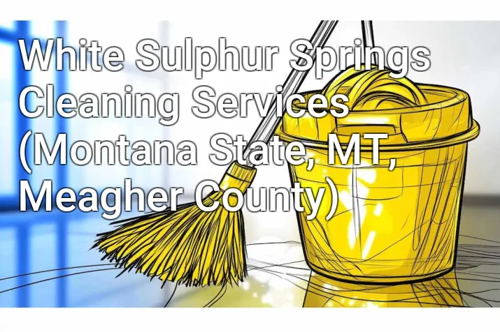 White Sulphur Springs Cleaning Services (Montana State, MT, Meagher County)