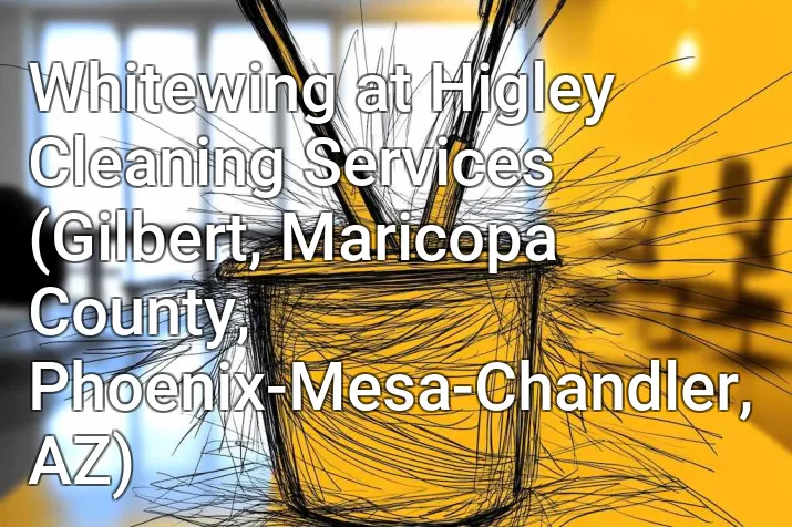 Whitewing at Higley Cleaning Services (Gilbert, Maricopa County, Phoenix-Mesa-Chandler, AZ)
