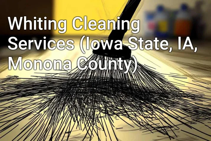 Whiting Cleaning Services (Iowa State, IA, Monona County)