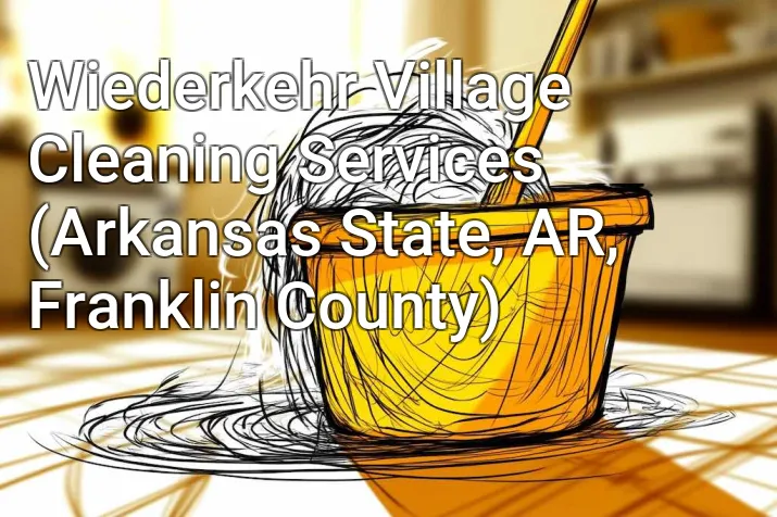 Wiederkehr Village Cleaning Services (Arkansas State, AR, Franklin County)