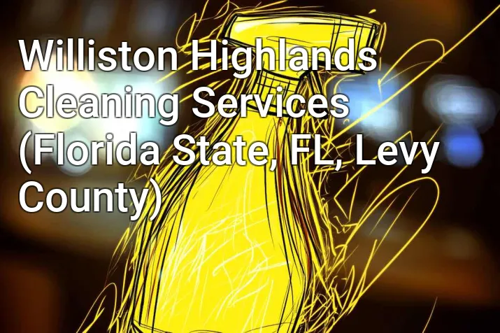 Williston Highlands Cleaning Services (Florida State, FL, Levy County)