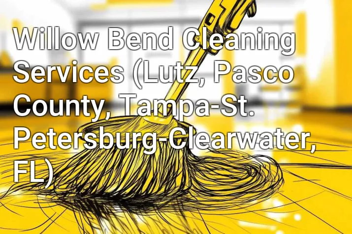 Willow Bend Cleaning Services (Lutz, Pasco County, Tampa-St. Petersburg-Clearwater, FL)