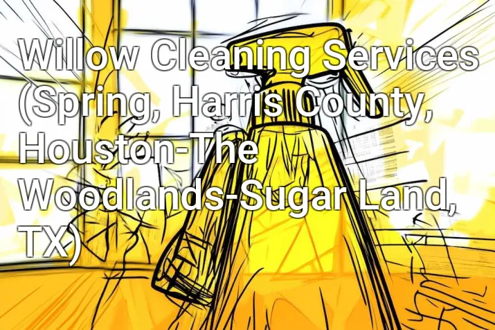 Willow Cleaning Services (Spring, Harris County, Houston-The Woodlands-Sugar Land, TX)