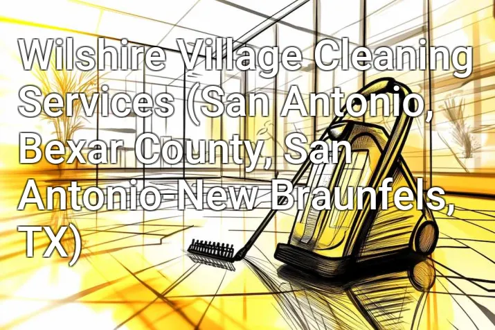 Wilshire Village Cleaning Services (San Antonio, Bexar County, San Antonio-New Braunfels, TX)