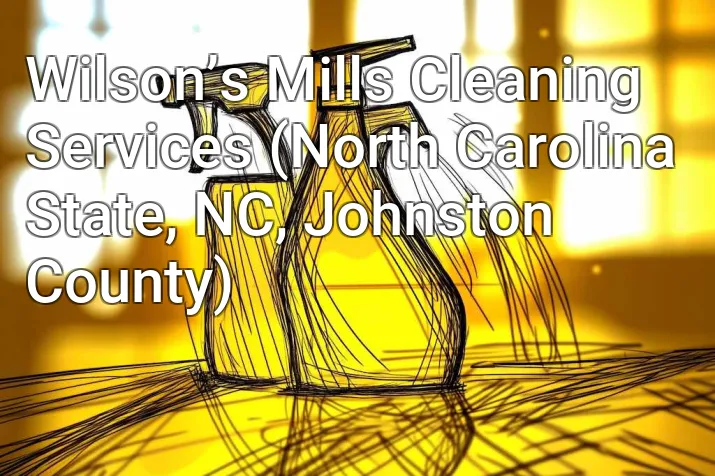 Wilson’s Mills Cleaning Services (North Carolina State, NC, Johnston County)