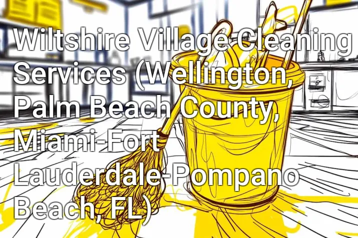Wiltshire Village Cleaning Services (Wellington, Palm Beach County, Miami-Fort Lauderdale-Pompano Beach, FL)