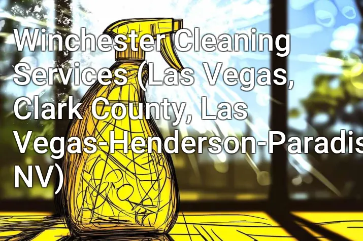 Winchester Cleaning Services (Las Vegas, Clark County, Las Vegas-Henderson-Paradise, NV)