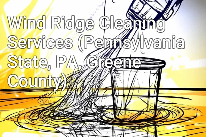 Wind Ridge Cleaning Services (Pennsylvania State, PA, Greene County)