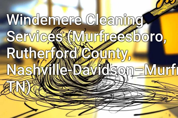 Windemere Cleaning Services (Murfreesboro, Rutherford County, Nashville-Davidson–Murfreesboro–Franklin, TN)