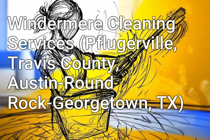 Windermere Cleaning Services (Pflugerville, Travis County, Austin-Round Rock-Georgetown, TX)