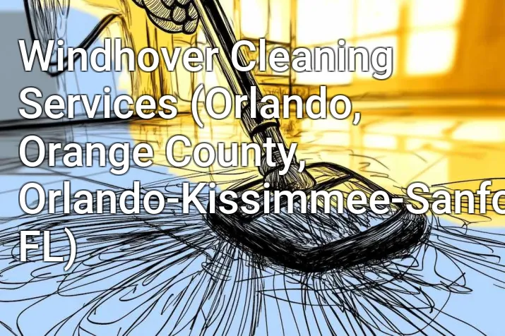 Windhover Cleaning Services (Orlando, Orange County, Orlando-Kissimmee-Sanford, FL)