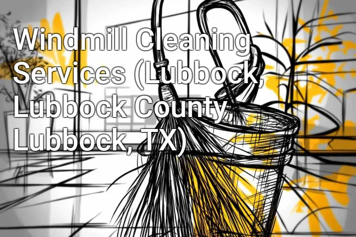 Windmill Cleaning Services (Lubbock, Lubbock County, Lubbock, TX)