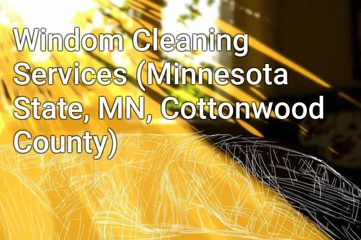 Windom Cleaning Services (Minnesota State, MN, Cottonwood County)