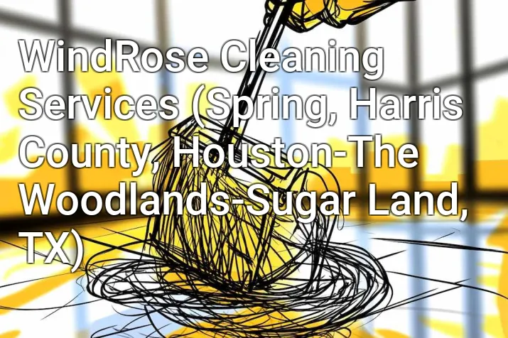 WindRose Cleaning Services (Spring, Harris County, Houston-The Woodlands-Sugar Land, TX)