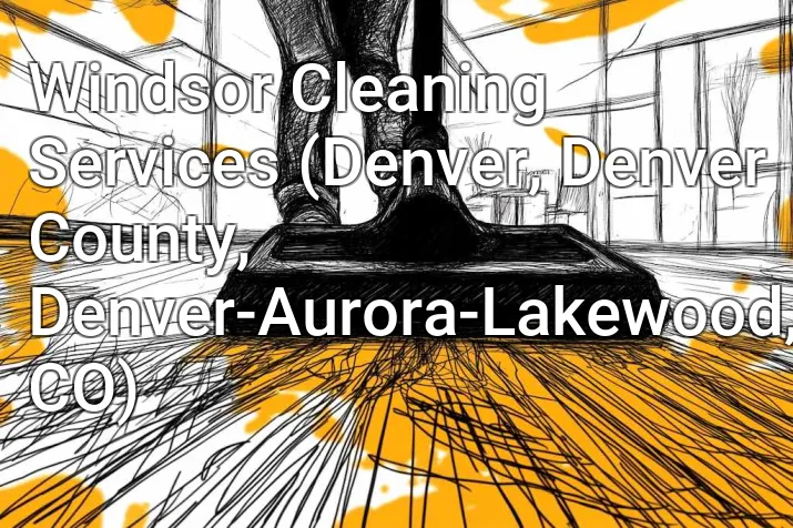 Windsor Cleaning Services (Denver, Denver County, Denver-Aurora-Lakewood, CO)