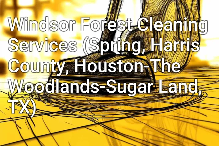 Windsor Forest Cleaning Services (Spring, Harris County, Houston-The Woodlands-Sugar Land, TX)