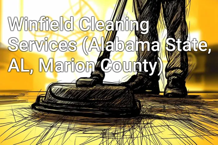 Winfield Cleaning Services (Alabama State, AL, Marion County)