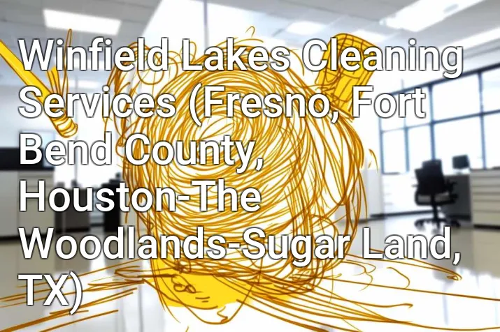 Winfield Lakes Cleaning Services (Fresno, Fort Bend County, Houston-The Woodlands-Sugar Land, TX)
