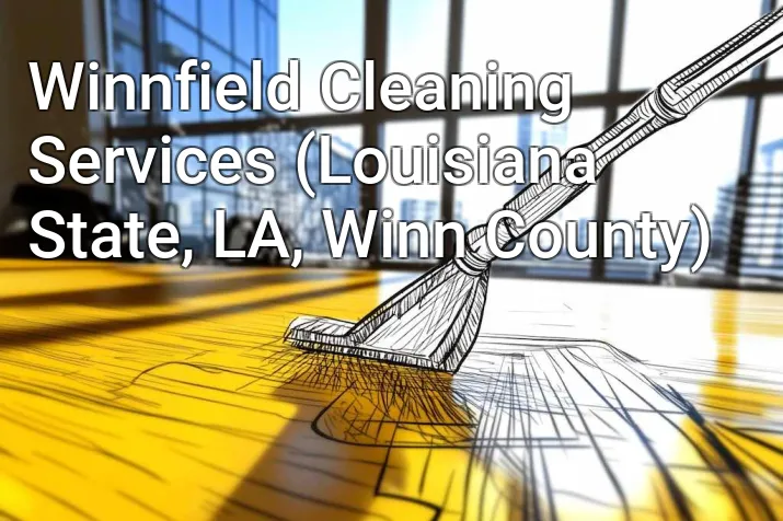 Winnfield Cleaning Services (Louisiana State, LA, Winn County)