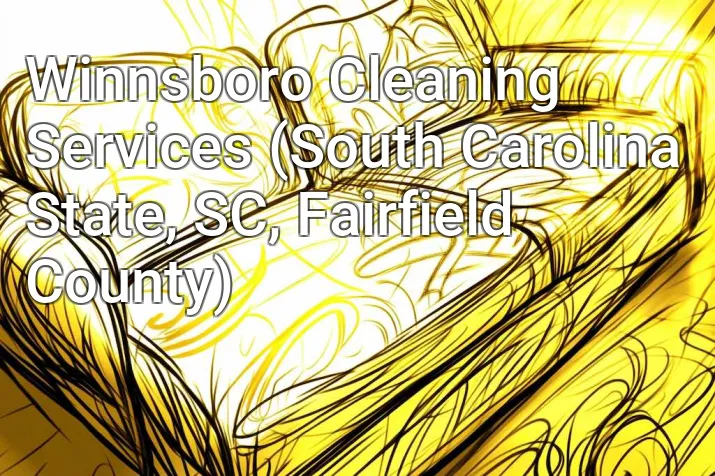 Winnsboro Cleaning Services (South Carolina State, SC, Fairfield County)
