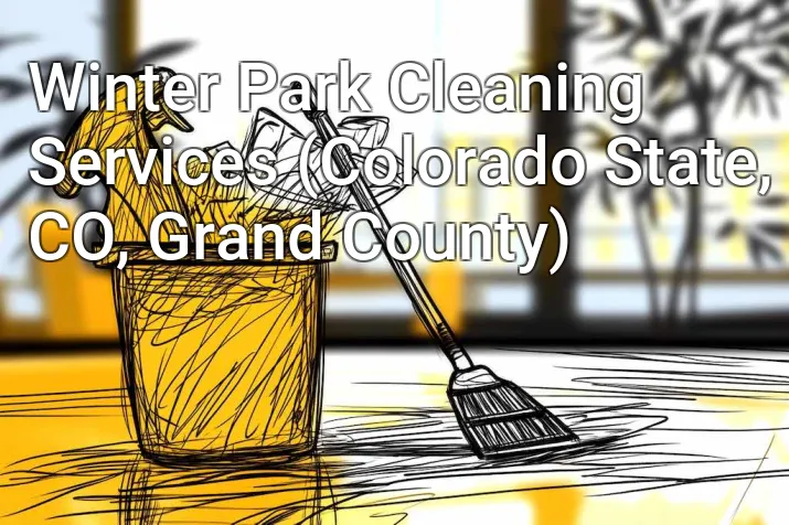 Winter Park Cleaning Services (Colorado State, CO, Grand County)