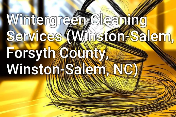 Wintergreen Cleaning Services (Winston-Salem, Forsyth County, Winston-Salem, NC)